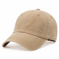 Baseballkappe Einheitsgröße aus Textilgewebe Beige für Freizeit mit gebogenem Schirm