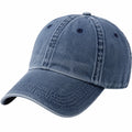 Baseballkappe Einheitsgröße aus Denim Blau mit gebogenem Schirm für Alltag