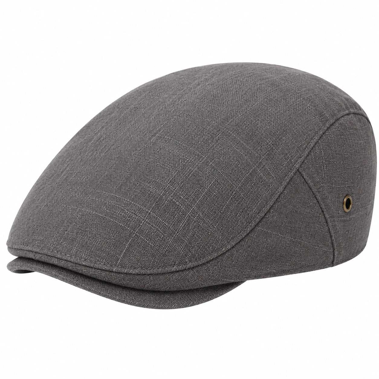 Schiebermütze Einheitsgröße aus Textil in Grau - klassische Flatcap für Alltag