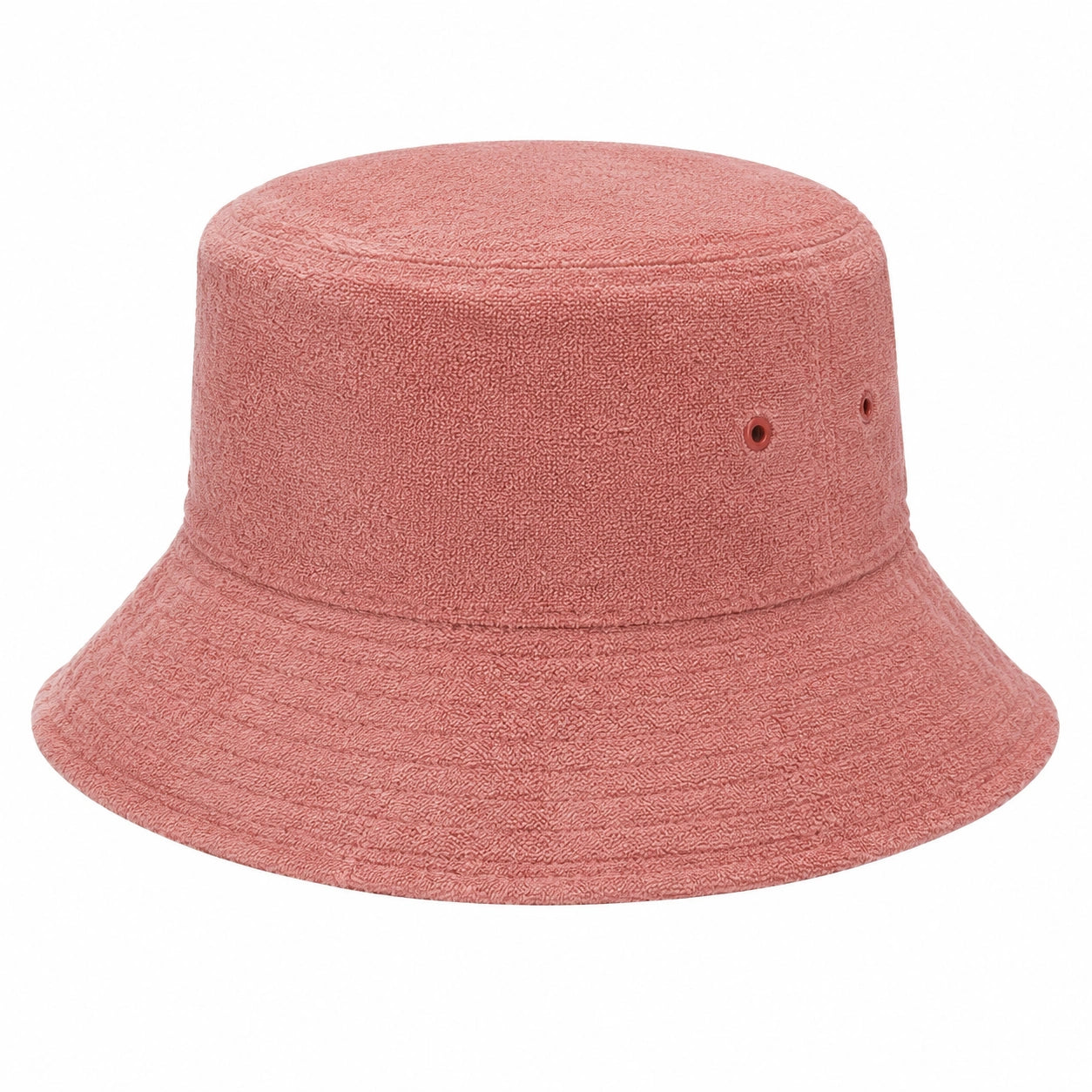 Bucket-Hut Einheitsgröße in Rosé mit strukturierter Oberfläche für Damen und Herren